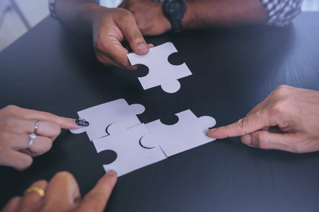 Completing a puzzle to see the bigger picture